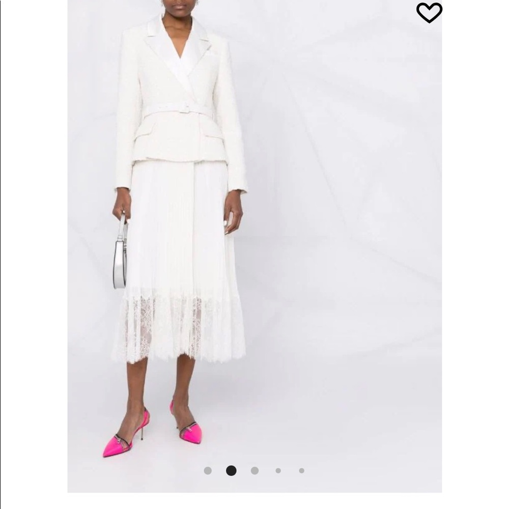Self-Portrait boucle dress